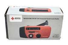 Eton Microlink FR150 Solar-Powered Self-Powered Hand Crank Radio w Flashlight