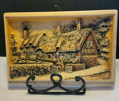 ''IVOREX'' ''ANN HATHAWAY'S COTTAGE SHOTTERY'' WALL HANGING MADE IN ENGLAND