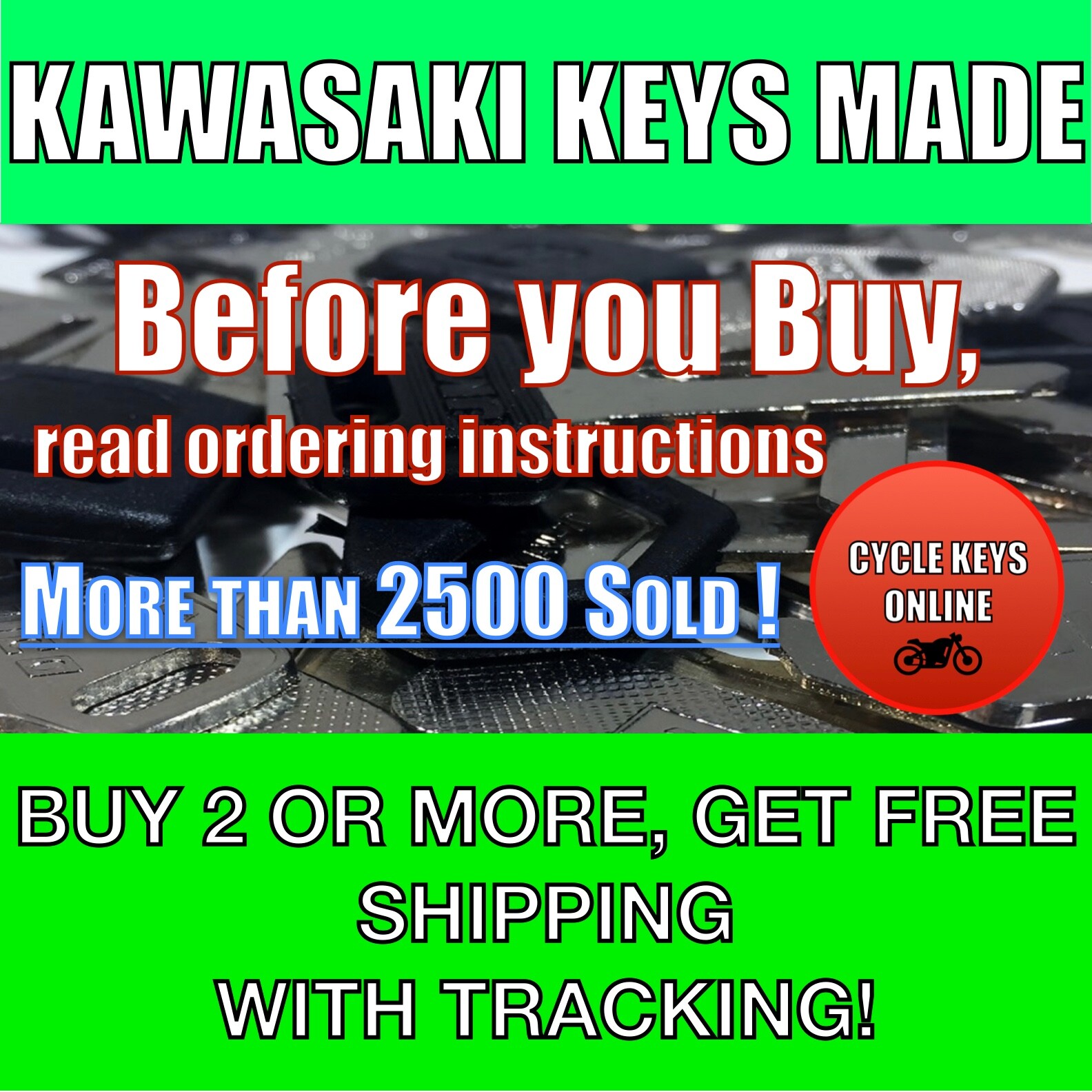 Spare Motorcycle Key Code Cut Yamaha Motorcycle Replacement Keys - Foto 4