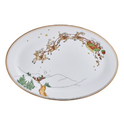 Fitz & Floyd St. Nicholas 14'' Porcelain Serving Platter