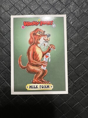 2023 WACKY PACKAGES FLASHBACK 1973 PACK PORTRAITS CARD 4 MILK FOAM