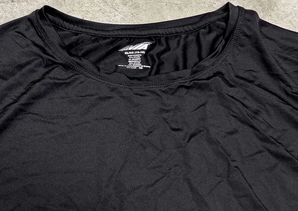 Avia Nylon / Spandex Base Layer Long Sleeve Tee Men's Size XL - Image 3 of 3