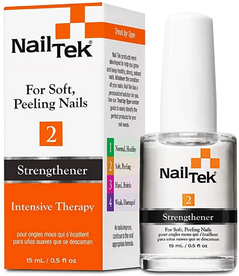 Nail Tek II 2 15ml ~ INTENSIVE THERAPY FOR SOFT, PEELING NAILS ~