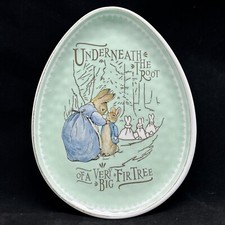 Beatrix Potter Peter Rabbit Story Plate Egg S...