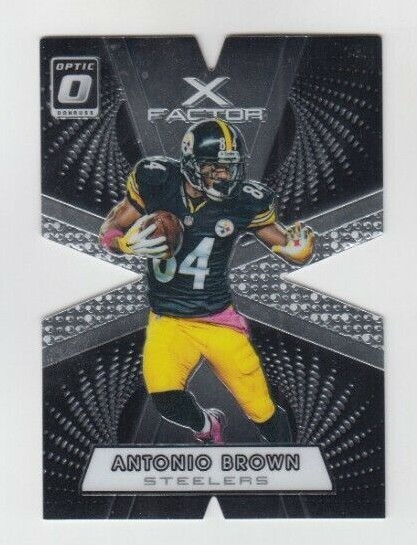 Antonio Brown 2016 DONRUSS OPTIC X FACTOR DIE CUT INSERT #3
