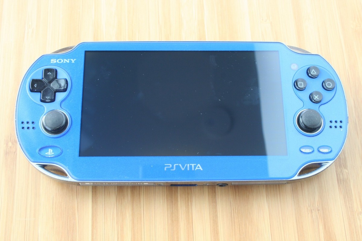 Sony Playstation Vita PCH-1000 ZA04 Console Sapphire Blue Wi-Fi PS 