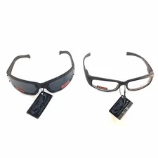 Global Vision Eyewear, Black Frame/ Clear or Smoke Lenses Sun Glasses/Goggle