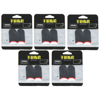 Wasp Feelers Finger Sleeves for PUBG Mobile Gaming with Sensitive Touch - 5 Pack