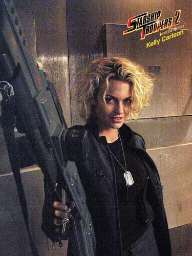 Starship Troopers 2 - Kelly Carlson Filmleinwand getragenes Kostüm / Echtheitszertifikat