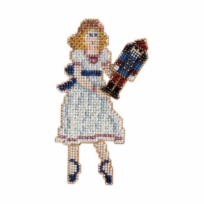 Clara Beaded Cross Stitch Kit Mill Hill 2008 Winter Holiday Nutcracker