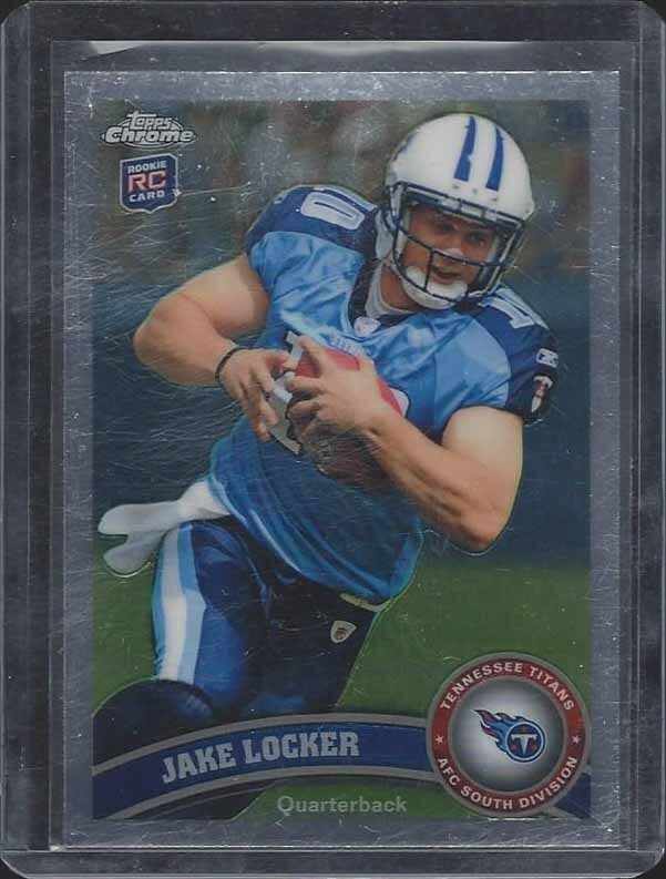 Jake Locker Topps Chrome #185 Base