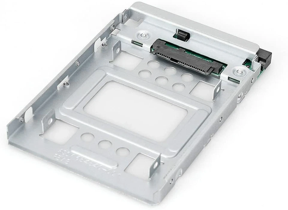 2X 2,5-Zoll auf 3,5-Zoll Converter SATA/SSD Festplatte Festplatten Rahmen HDD - Bild 3 von 4