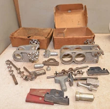 Vintage Dexter Lock installation jig fixture kit Kwikset Pro Lok Smith tool lot