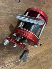 Abu Garcia Ambassadeur 6000 Fishing Reel In Red? Well Used Condition