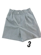 Womens 1980  s 1990  s Size 12 Pleated High Rise Shorts Vintage