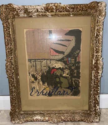 Edouard Vuillard Original Lithograph The Pastry Shop French Impressionist Nice!!