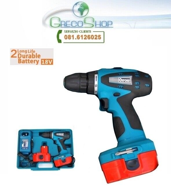 Miglior Trapano Avvitatore 18V Economico: Kit con Doppia Batteria