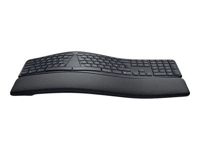 Logitech ERGO K860 ergonomische Tastatur mit Handballenauflage Graphite Grau