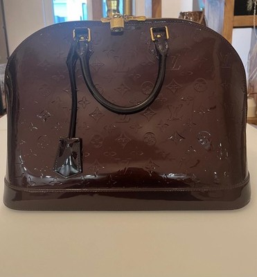 Louis Vuitton Alma GM  Handtasche Bordeauxrot