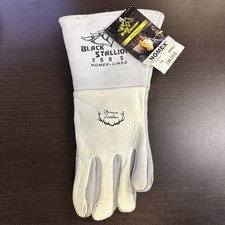 Black Stallion 750S Leather Premium Grain Elkskin Stick Welding GLOVES Small