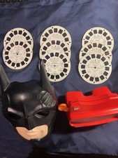 Tyco View-Master BATMAN FOREVER Face Model 3D Viewer Toy 8 reels , PLUS 