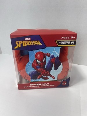 Marvel Spiderman Plush Wired Headphones NEW IN BOX