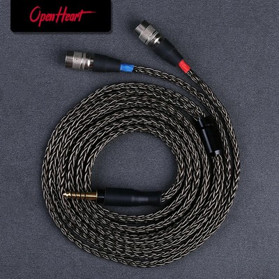 OPENHEART 16 Core Headphone Cable for Dan Clark Audio Aeon Alpha Balanced XLR