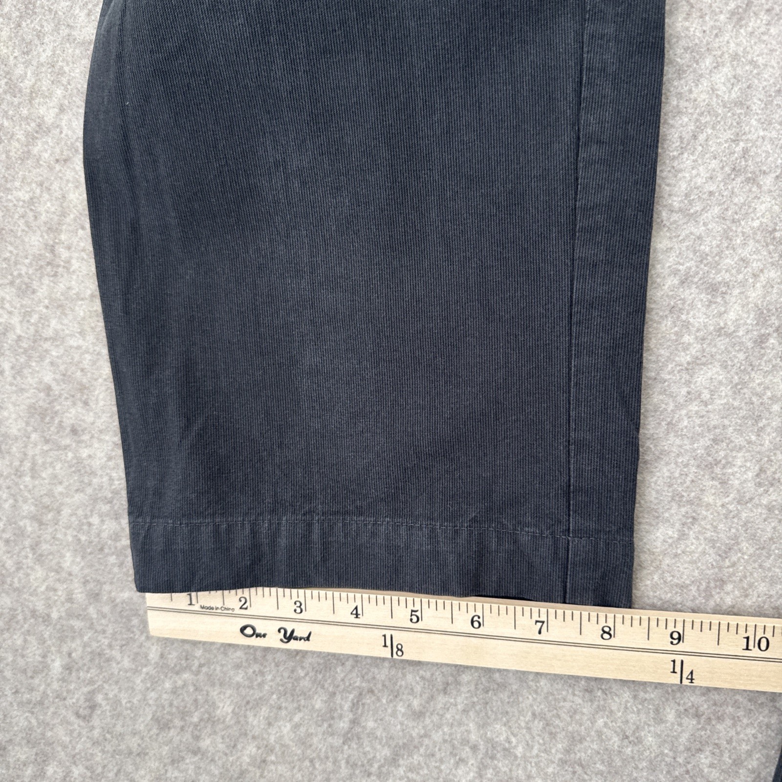 Hugo Boss Chuck Tailored Straight Cotton Pants Gray Mens 34x33 thumbnail 8