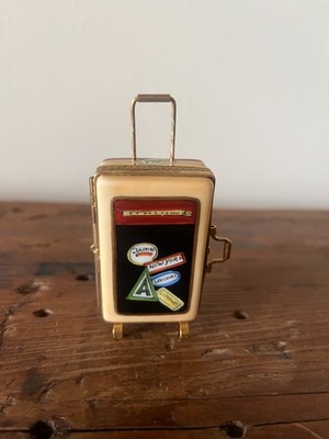 Peint Main Limoges France Limited Edition Travel Suitcase