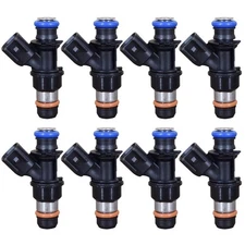 SET OF 8 FLOW MATCHED FUEL INJECTORS FOR GM 4.8L 5.3L 6.0L 6.2L V8 12580681 