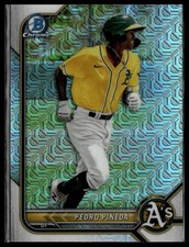 2022 Bowman #BCP-94 Pedro Pineda Chrome Prospects Mojo Refractors