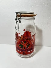 The Arizona Pistachio Company Glass Storage Jar 2 Liter Cactus France Canister