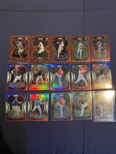 Nice Prizm Baseball Lot Red White Blue, Red Velocity, Green Orange Rookies!