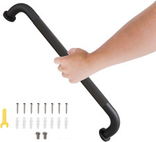 24 Inch Shower Grab Bar Bathroom Grab Bar Handle With Anti-slip Knurled Grip S 24 Inch Shower Grab Bar Bathroom Grab Bar Handle With Anti-slip Knurled Grip S