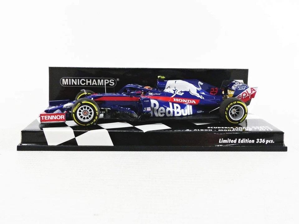 ☆ Minichamps 1/43 Scuderia Toro Rosso Honda STR14 2019 F1 Monaco GP #23 A. Albon - Image 3 of 4