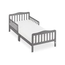 Classic Design Toddler Bed in Steel Grey, Greenguard Gold and BSA Certified, Low