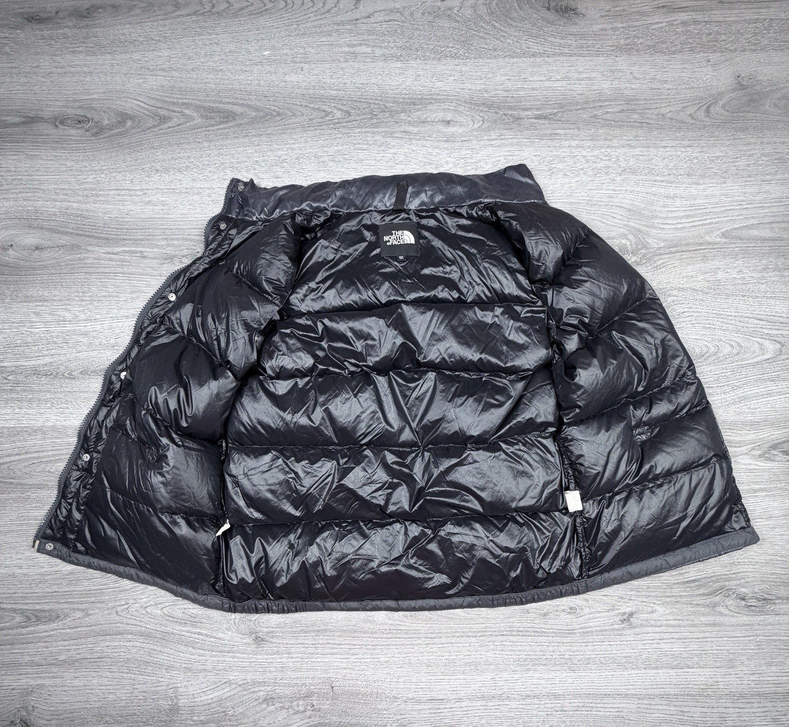 The North Face 700 Fill Down Puffer Gilet Vest Black Size XL image 9