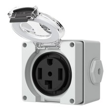 30Amp Power Outlet Box,NEMA 14-30R Receptacle 125/250Volt,Outdoor dustproof