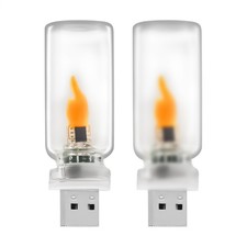 USB Car LED Lighting Retro Auto Mood Lamps Night Lamps USB Touch Night Light  