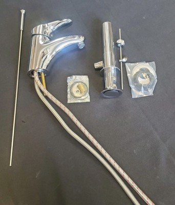 Hansa Bathroom Faucet Polished Chrome Single Hole Hansamix 0109 2273 0017