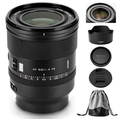 VILTROX 50mm F1.4 Pro FE Vollformat Autofokus Festbrennweite Objektiv für Sony E