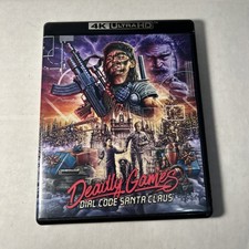DEADLY GAMES 4K Ultra HD UHD + Blu-ray Dial Code Santa Claus Vinegar Syn...