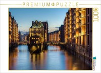 Calvendo Puzzle Hamburg Water Castle | 1000 Pieces, Finished Size 25.2 × 18.9 In
