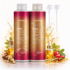 Joico K-Pak Color Therapy Shampoo & Conditioner Set 1000ml 1L + Free Pumps