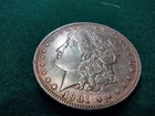 1901-O Morgan Silver Dollar XF-AU Condition With Toning Nice Coin See Pics