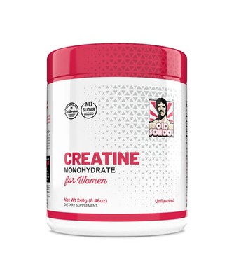 Creatine Monohydrate Powder For Women (Micronized) 5g per serving 240g Unflavore