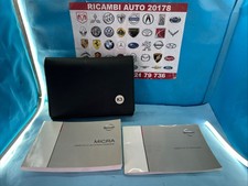 LIBRETTO USO E MANUTENZIONE NISSAN MICRA K12 (2004-2010)