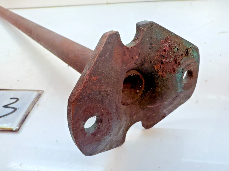 Eje de columna de dirección 59 1960 B3-3 OEM 1958-1964 Chevy Impala BelAir Biscayne Foto 2 de 4