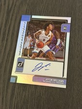 2022-23 Panini Donruss Signature Series #SS-JAY JAYLIN WILLIAMS Auto Rookie RC