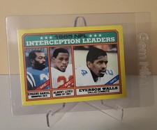 1986 Topps - League Leaders Everson Walls, Albert Lewis, Eugene Daniel #229